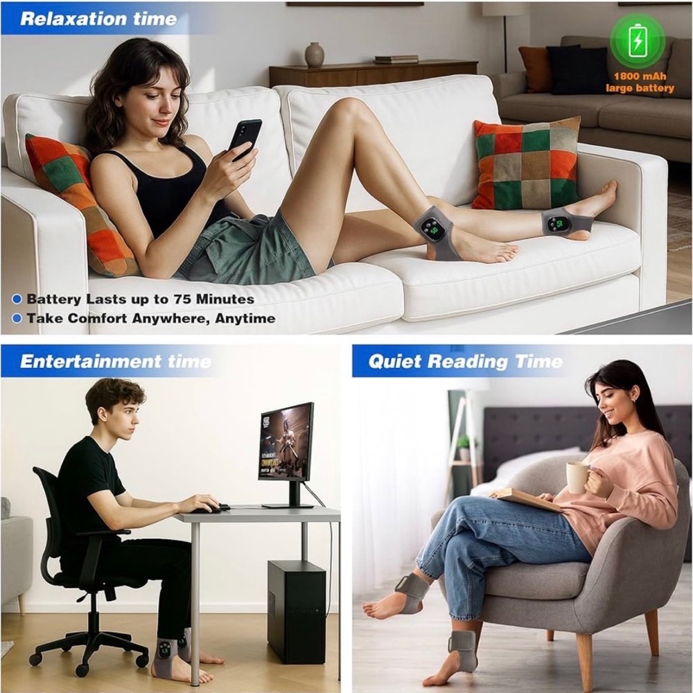 Foot Triple Method Massager Wearable Device - Picture 7 of 10